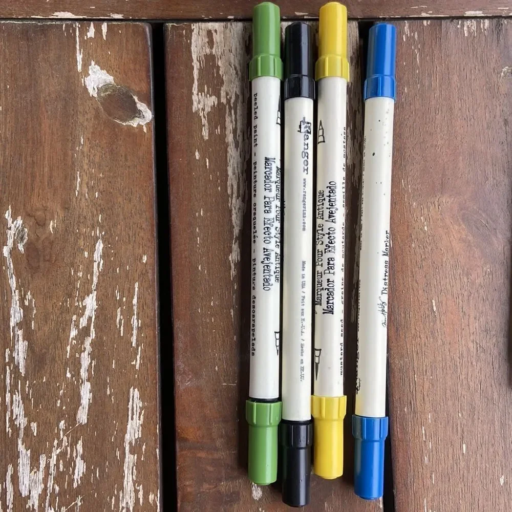 Bundle of pen markers for journaling